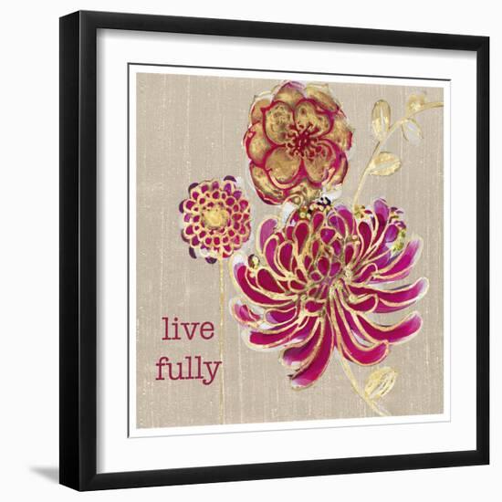Live Fully-Bella Dos Santos-Framed Art Print