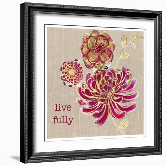 Live Fully-Bella Dos Santos-Framed Art Print