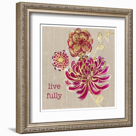 Live Fully-Bella Dos Santos-Framed Art Print