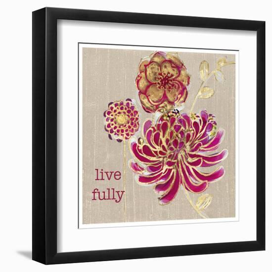 Live Fully-Bella Dos Santos-Framed Art Print