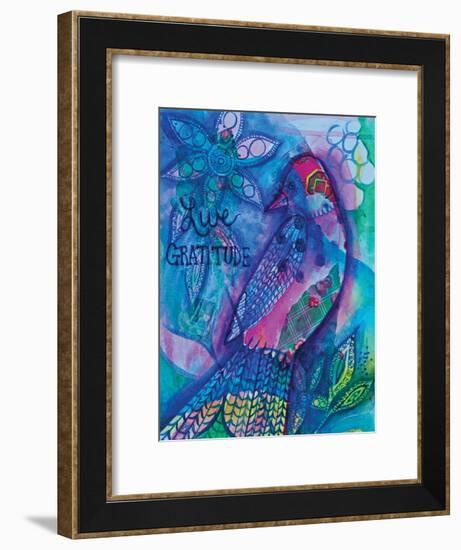 Live Gratitude-Pam Varacek-Framed Art Print