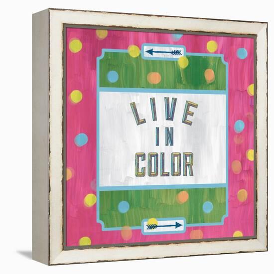 Live in Color-Ashley Sta Teresa-Framed Stretched Canvas