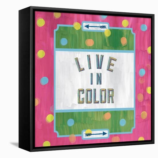 Live in Color-Ashley Sta Teresa-Framed Stretched Canvas