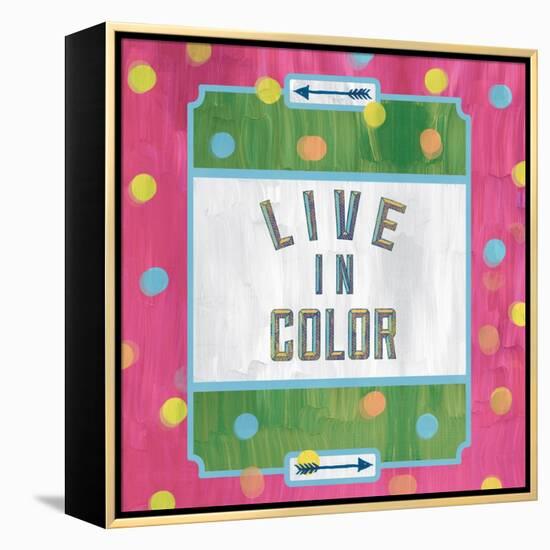 Live in Color-Ashley Sta Teresa-Framed Stretched Canvas