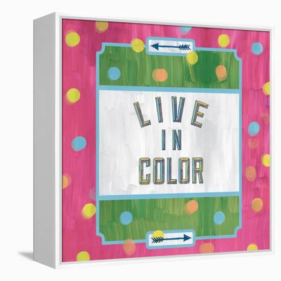 Live in Color-Ashley Sta Teresa-Framed Stretched Canvas