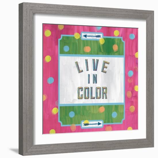 Live in Color-Ashley Sta Teresa-Framed Art Print