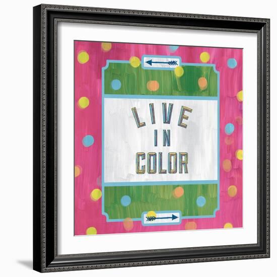 Live in Color-Ashley Sta Teresa-Framed Art Print