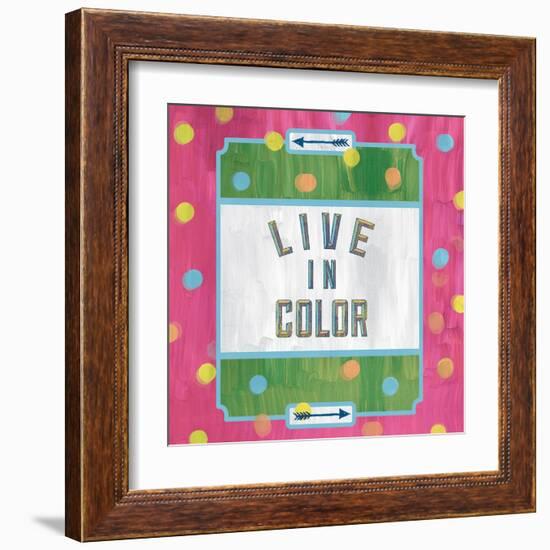 Live in Color-Ashley Sta Teresa-Framed Art Print