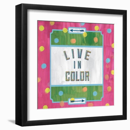 Live in Color-Ashley Sta Teresa-Framed Art Print