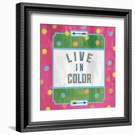 Live in Color-Ashley Sta Teresa-Framed Art Print