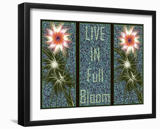 Live In Full Bloom-Fractalicious-Framed Giclee Print