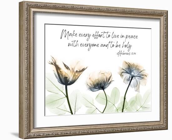 Live In Peace-Albert Koetsier-Framed Art Print