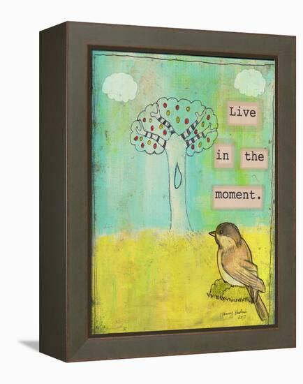 Live in the Moment-Tammy Kushnir-Framed Premier Image Canvas