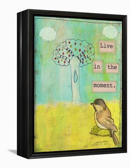 Live in the Moment-Tammy Kushnir-Framed Premier Image Canvas