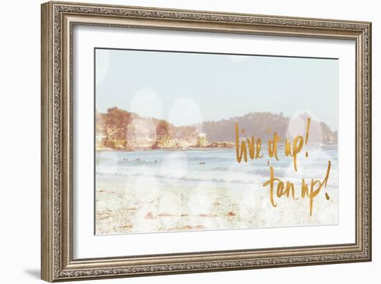 Live it Up, Tan Up-Emily Navas-Framed Art Print