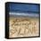 Live Laugh Love in the Sand-Kimberly Glover-Framed Stretched Canvas
