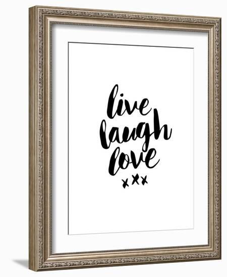 Live Laugh Love-Brett Wilson-Framed Art Print