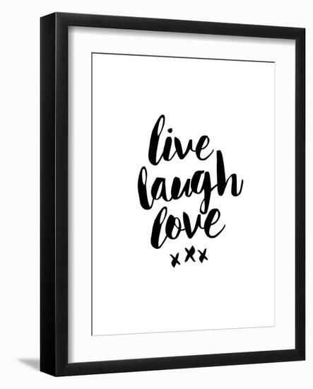 Live Laugh Love-Brett Wilson-Framed Art Print