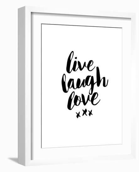 Live Laugh Love-Brett Wilson-Framed Art Print