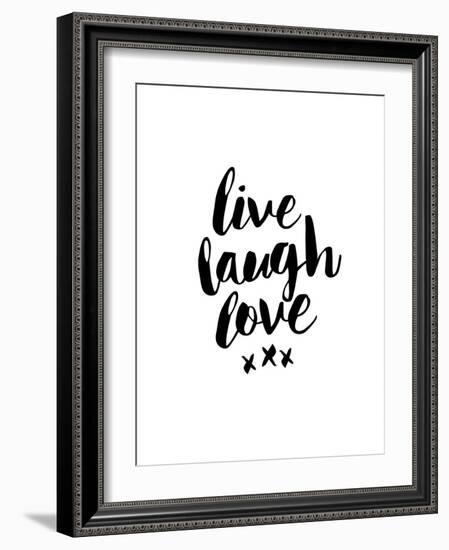 Live Laugh Love-Brett Wilson-Framed Art Print