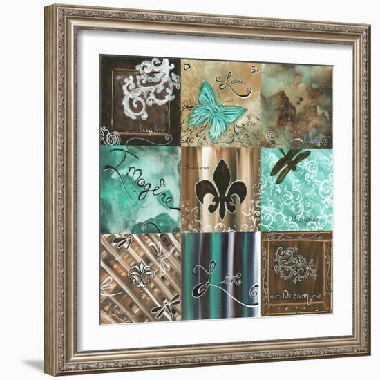 Live Laugh Love-Megan Aroon Duncanson-Framed Art Print