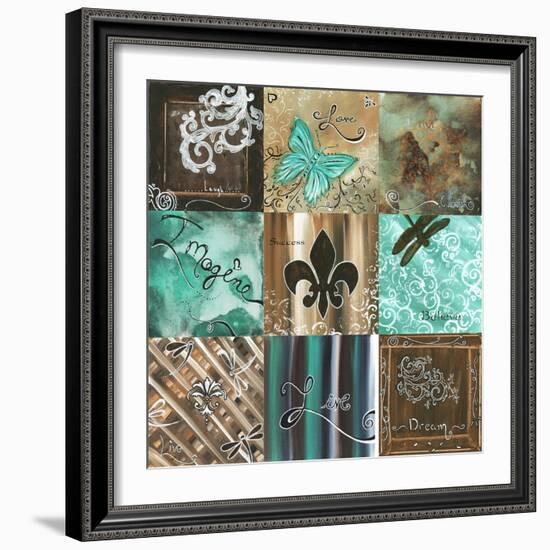 Live Laugh Love-Megan Aroon Duncanson-Framed Art Print