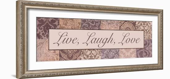 Live, Laugh, Love-Todd Williams-Framed Photographic Print