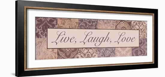 Live, Laugh, Love-Todd Williams-Framed Photographic Print
