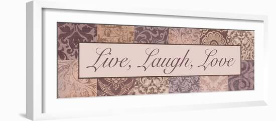 Live, Laugh, Love-Todd Williams-Framed Photographic Print