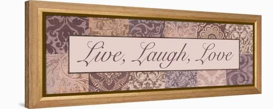 Live, Laugh, Love-Todd Williams-Framed Premier Image Canvas