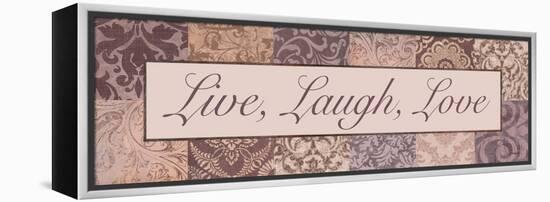 Live, Laugh, Love-Todd Williams-Framed Premier Image Canvas