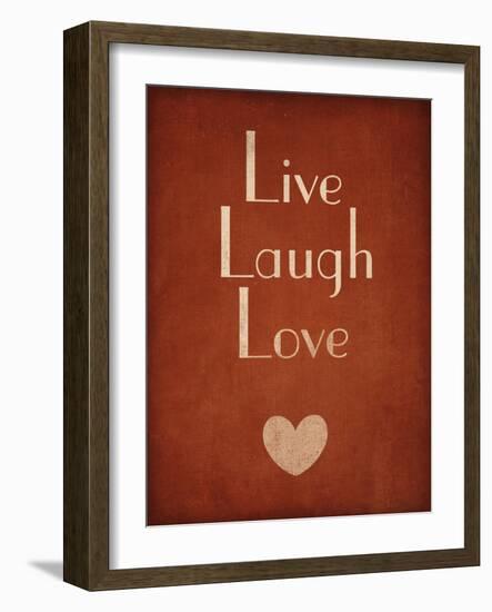 Live Laugh Love-null-Framed Art Print