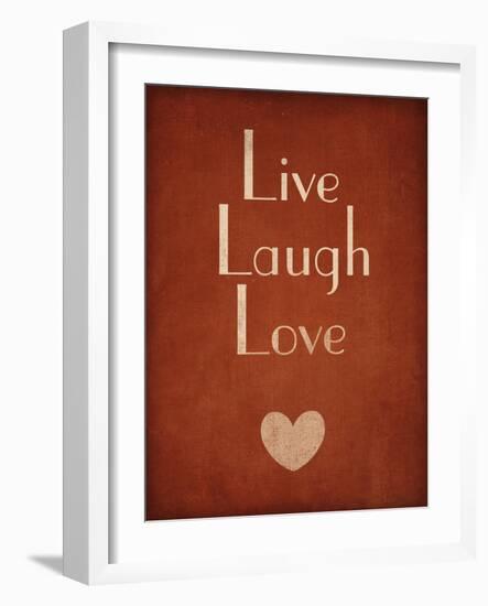Live Laugh Love-null-Framed Art Print
