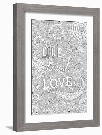 Live Laugh Love-Hello Angel-Framed Giclee Print