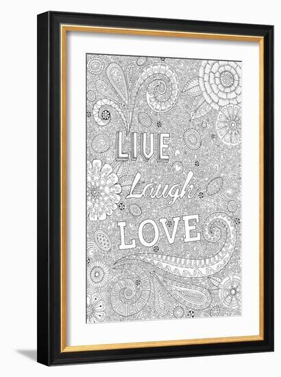 Live Laugh Love-Hello Angel-Framed Giclee Print