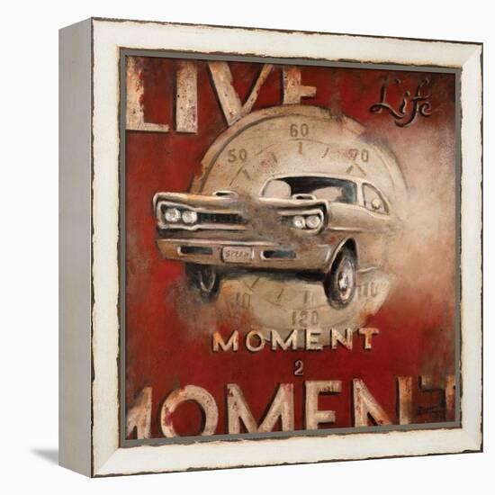 Live Life-Janet Kruskamp-Framed Stretched Canvas