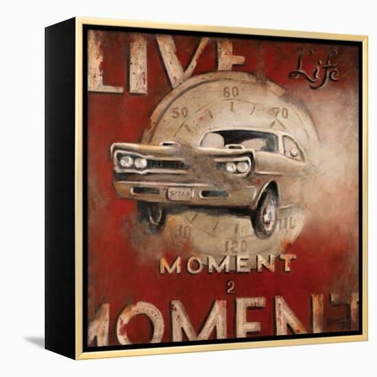 Live Life-Janet Kruskamp-Framed Stretched Canvas