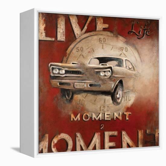 Live Life-Janet Kruskamp-Framed Stretched Canvas