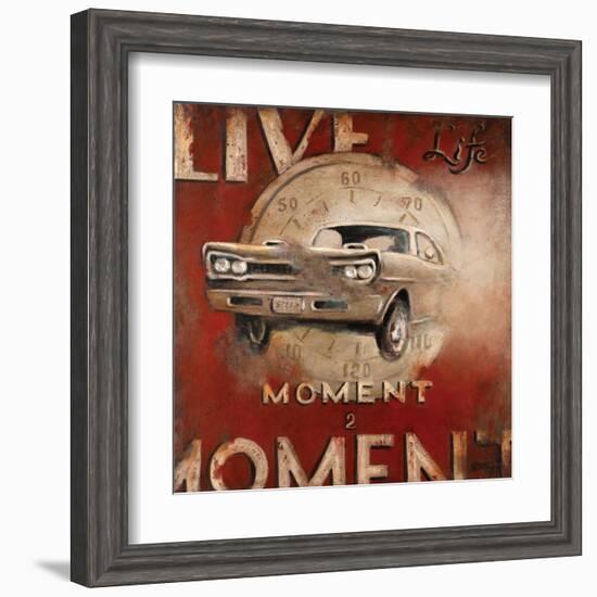 Live Life-Janet Kruskamp-Framed Art Print