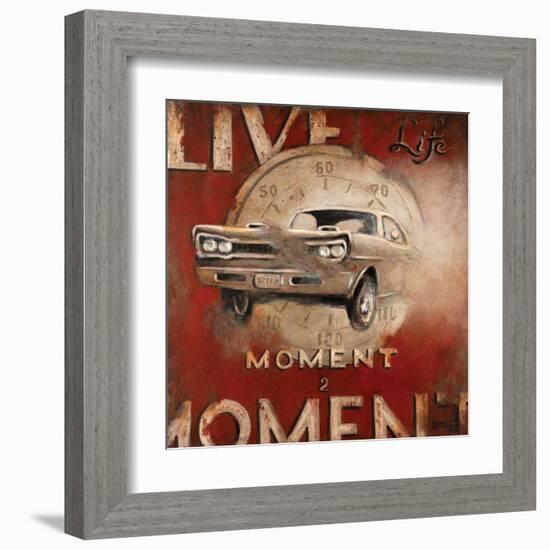 Live Life-Janet Kruskamp-Framed Art Print