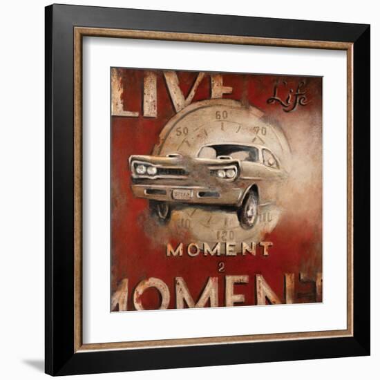 Live Life-Janet Kruskamp-Framed Art Print