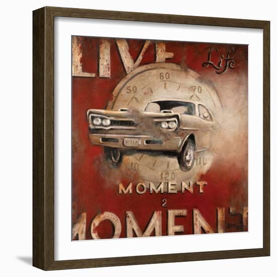 Live Life-Janet Kruskamp-Framed Art Print