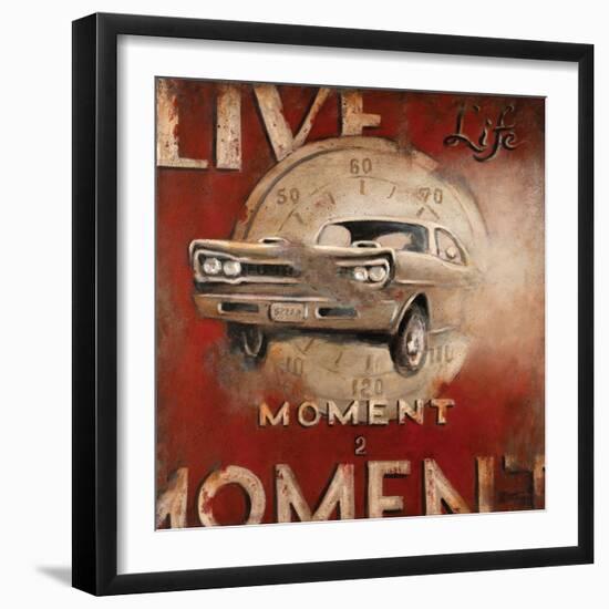 Live Life-Janet Kruskamp-Framed Art Print