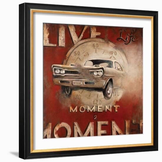 Live Life-Janet Kruskamp-Framed Art Print