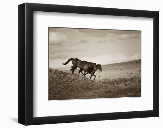 Live Like Someone Left the Gate Open-Barry Hart-Framed Art Print