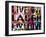 Live Love Laugh Landscape-Roseanne Jones-Framed Giclee Print