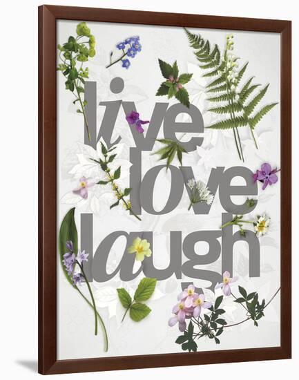 Live Love Laugh-Joni Whyte-Framed Giclee Print