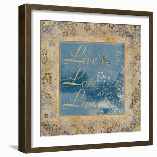 Live Love Laugh-Artique Studio-Framed Art Print