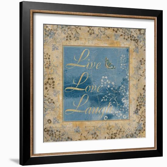 Live Love Laugh-Artique Studio-Framed Art Print