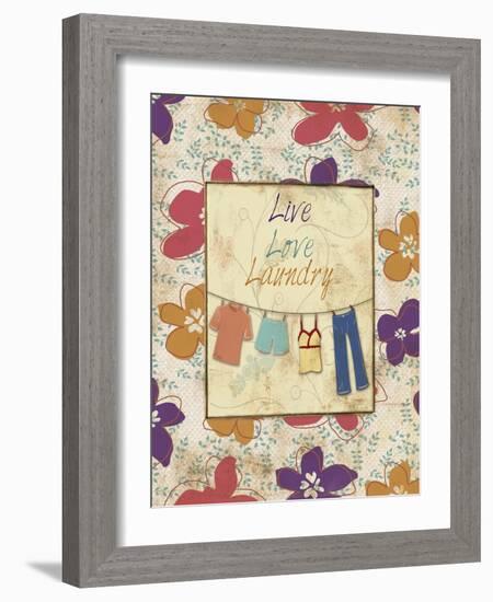 Live Love Laundry-Piper Ballantyne-Framed Art Print